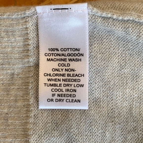 LOFT Lightweight Cotton Heather Gray Button Up  Cardigan Women’s XS Extra Small - Picture 6 of 6